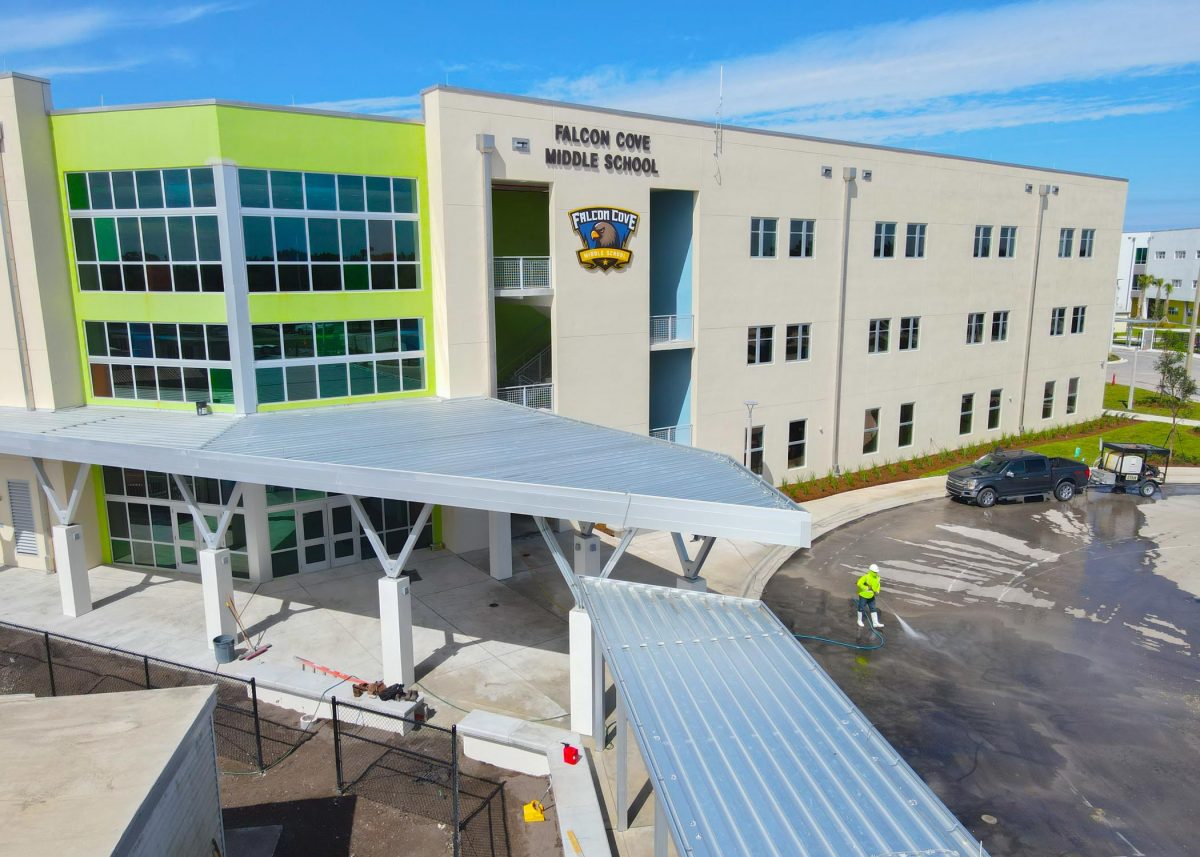 Falcon Cove Middle School Reveals its New Classroom Addition - BCPS ...