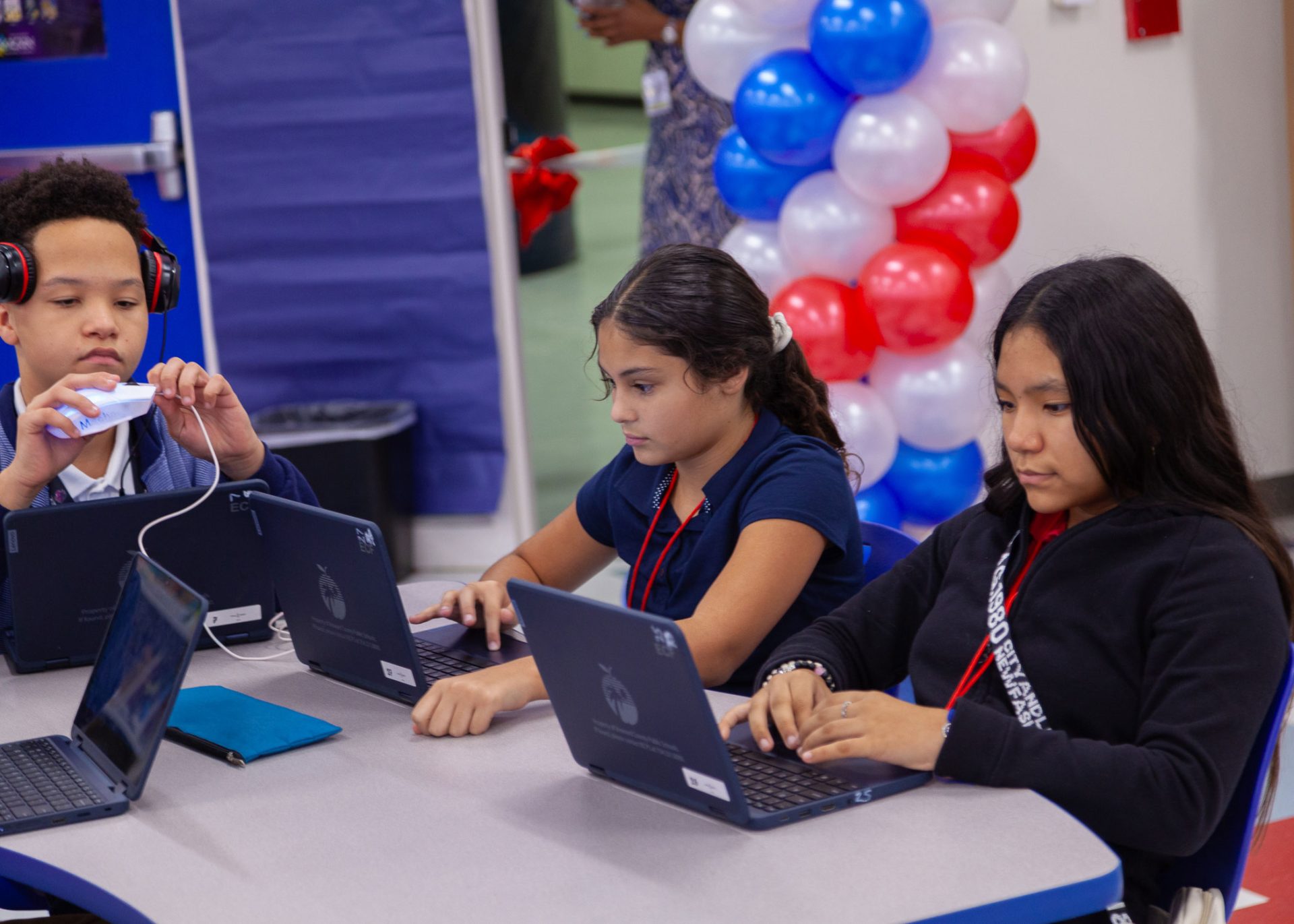 Celebrating a Milestone Apollo Middle School's Renovated Media Center